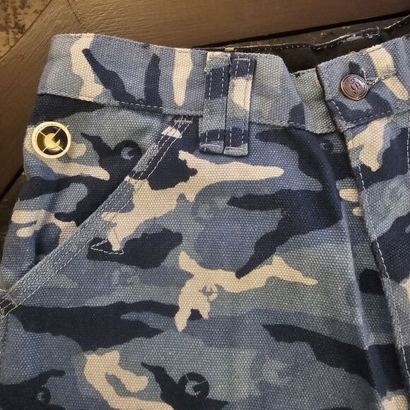 G Unit Y2K Camouflage Camo Military Field Pants Sz 14 (28) Vintage 50 Cent Jeans - Picture 5 of 7